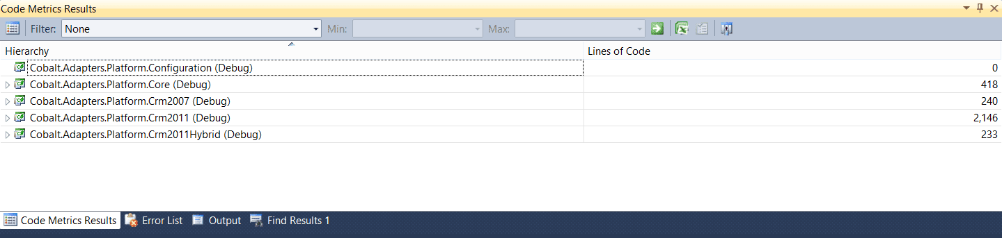 Adapter Code Metrics-cobalt