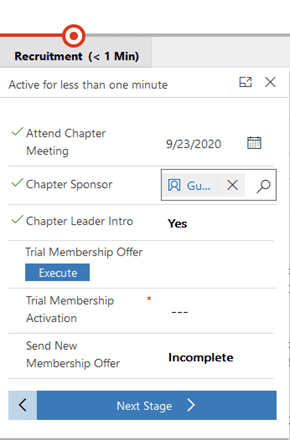 PowerApps Business Process Flow inteface. required fields on lead record