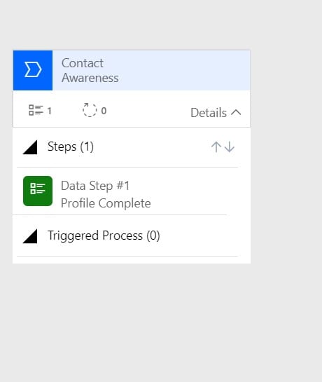 PowerApps Business Process Flow inteface. creating the first step