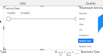 Change slicer option in Power BI