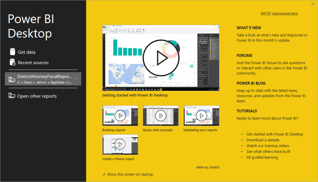 Power BI Desktop Screenshot