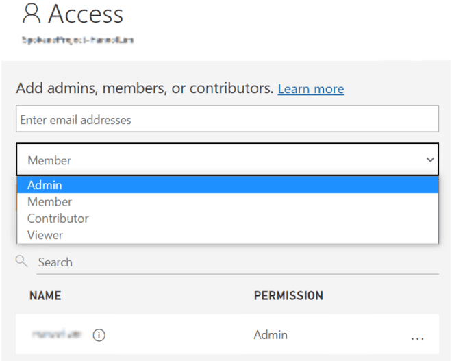 Power BI Access options