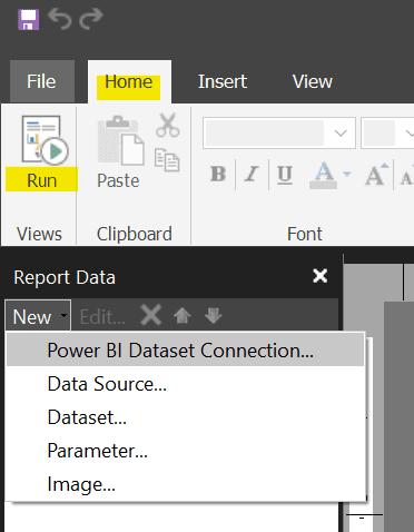 Steps to follow for paginated report Power BI previewing